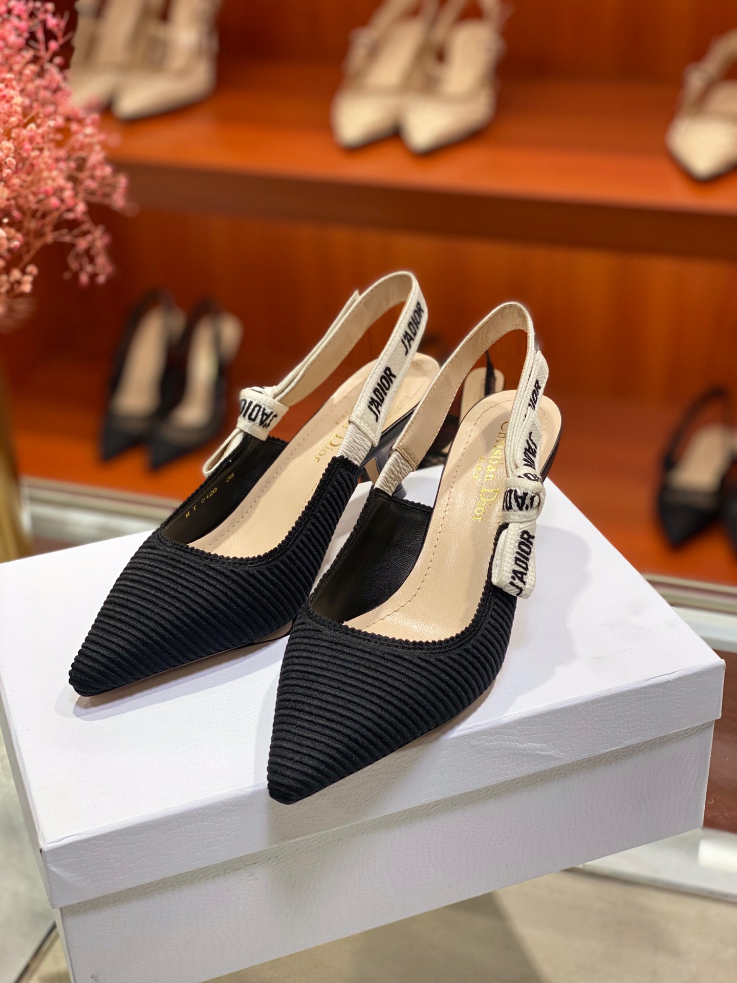 디올 J`a dior 슬링백 힐 (굽1.5cm/6.5cm/9.5cm) (시즌상품)