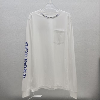 크롬하츠 롤링스톤즈 블루 텅 롱 슬리브 (남녀공용)